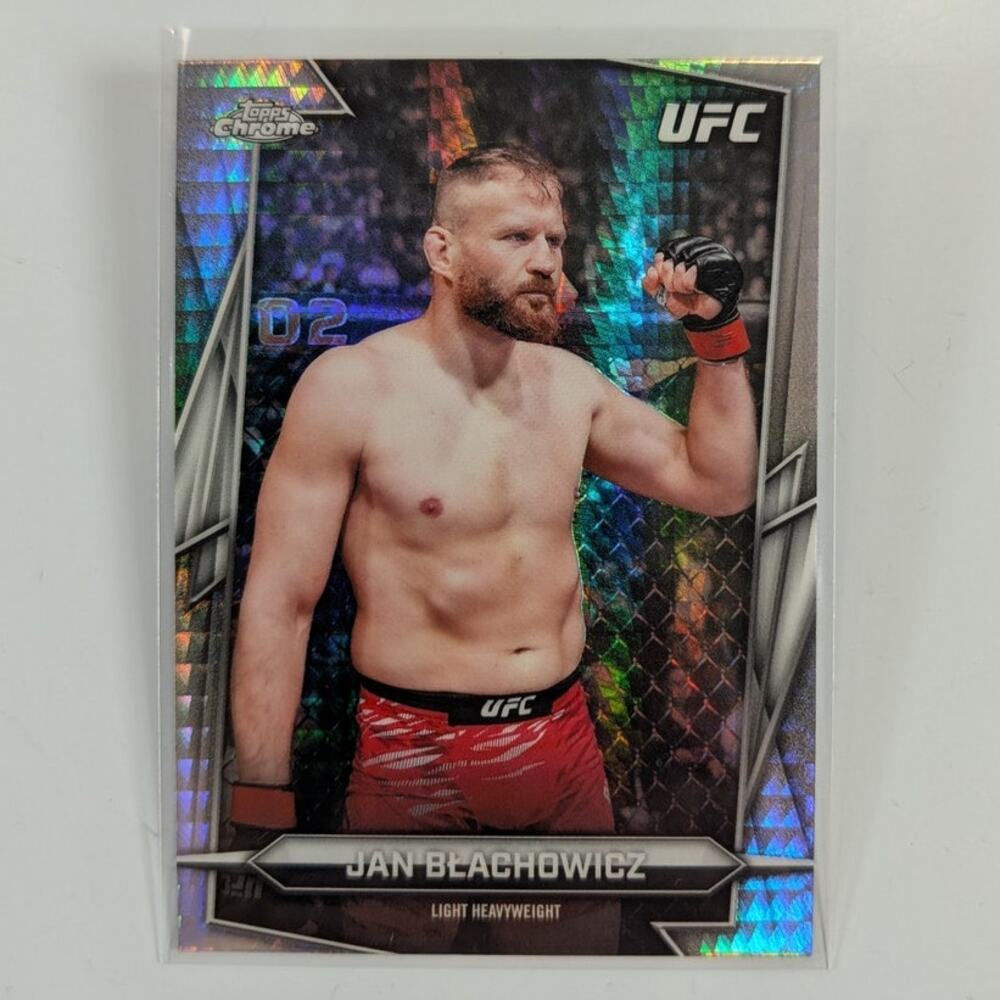 2026 Topps Chrome UFC Jan Blachowicz #119 Prism Refractor Parallel Hobby